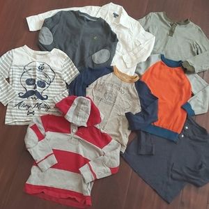 Gap 8 pc lot boys shirts sweaters hoodie 4 4T